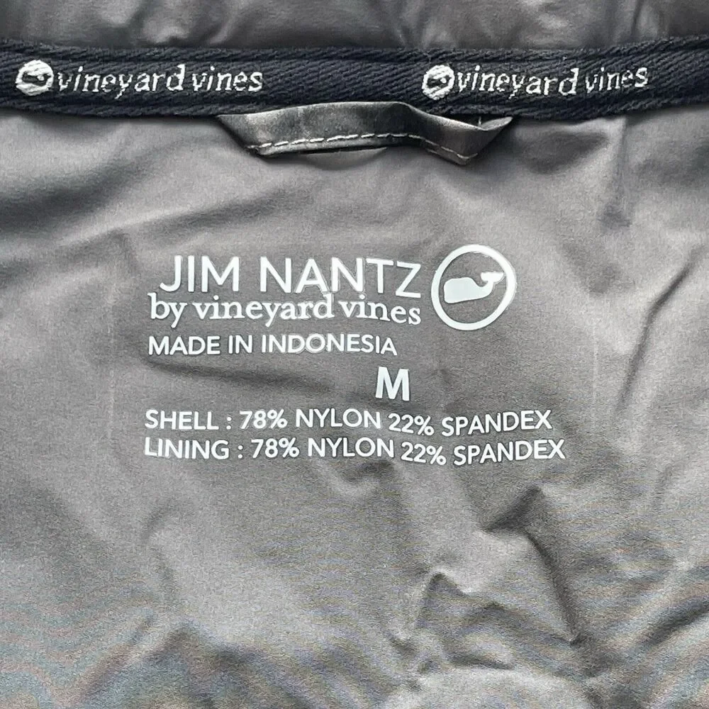 Vineyard Vines Jim Nantz Performance Waterproof Full Zip Puffer Vest Camo M